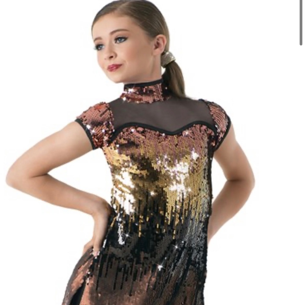 Weissman Ombré Sequin Mini Dress